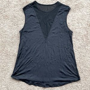 Lululemon Tank with Mesh Cutouts